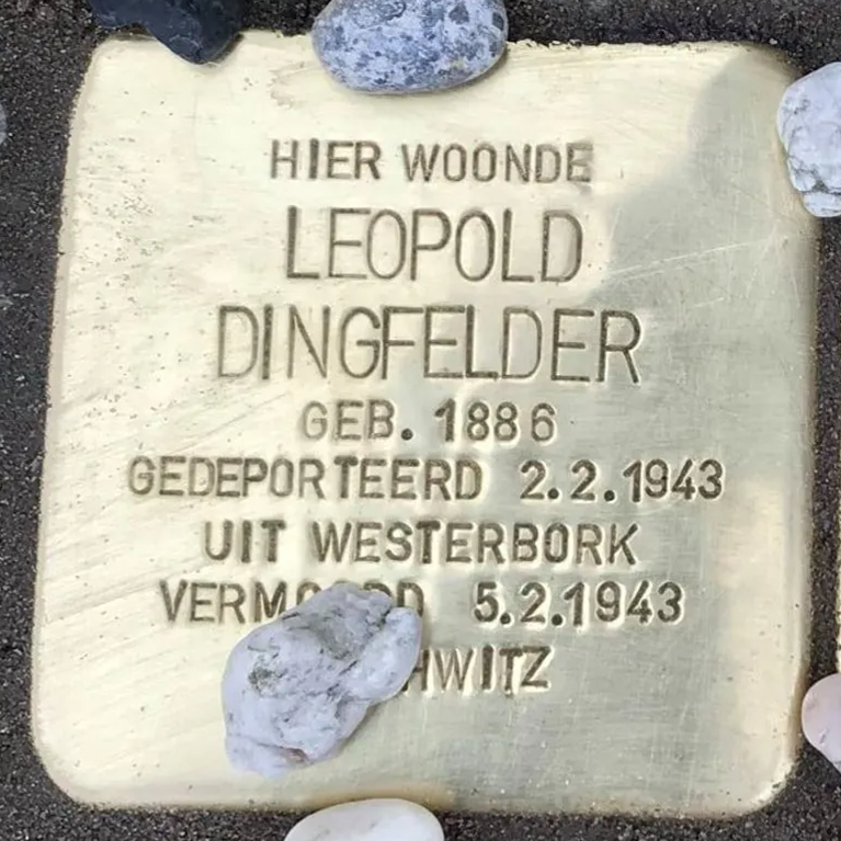 Struikelsteen voor Leopold Dingfelder