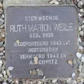 Struikelsteen voor Ruth Marion Weile