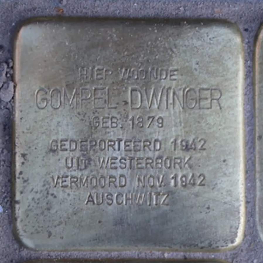 Struikelsteen voor Gompel Dwinger