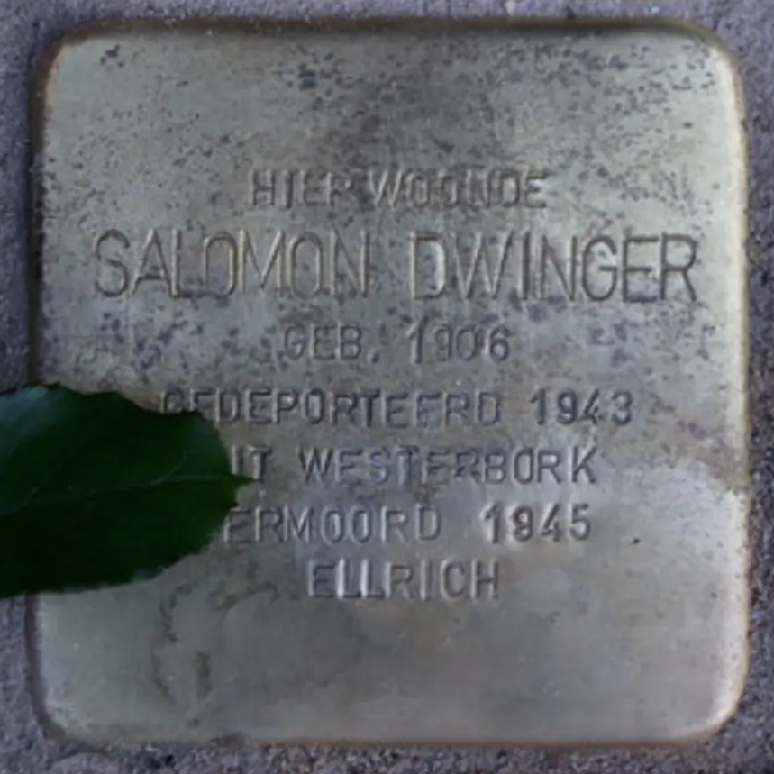Struikelsteen voor Salomon Dwinger