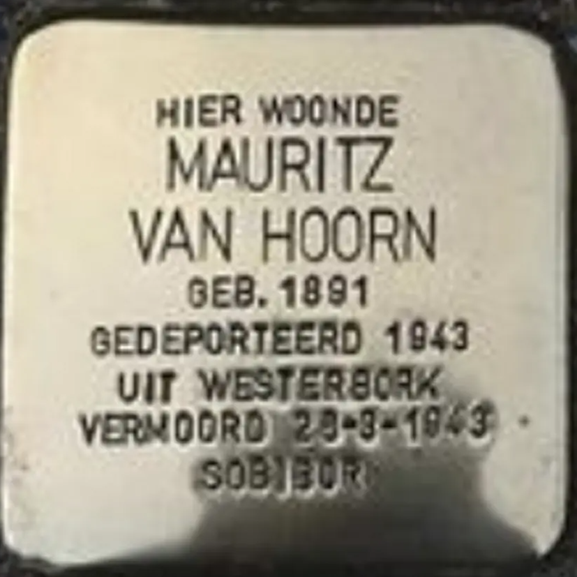 Struikelsteen voor Maurits van Hoorn