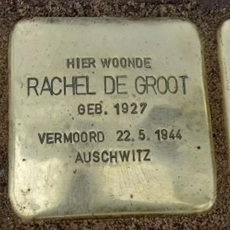 Struikelsteen voor Rachel de Groot