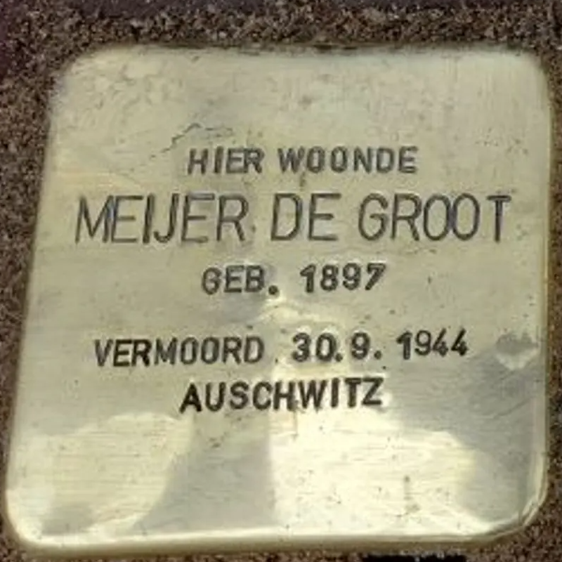 Struikelsteen voor Meijer de Groot