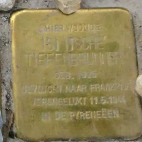 Struikelsteen voor Israël Tiefenbrunner