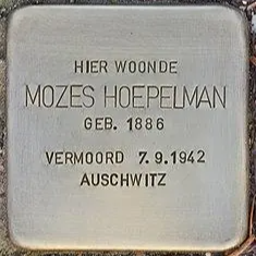 Struikelsteen voor Mozes Hoepelman