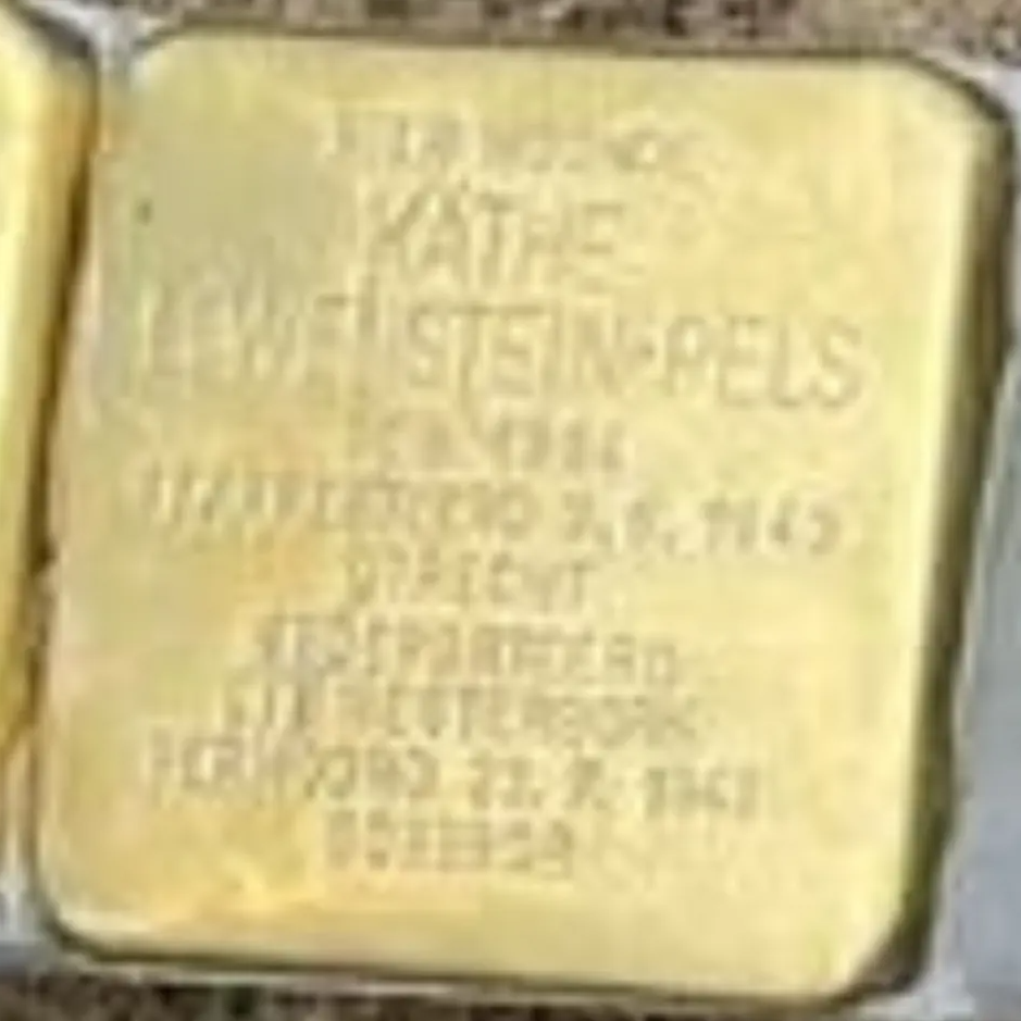 Struikelsteen voor Eva Käthe Löwenstein-Pels