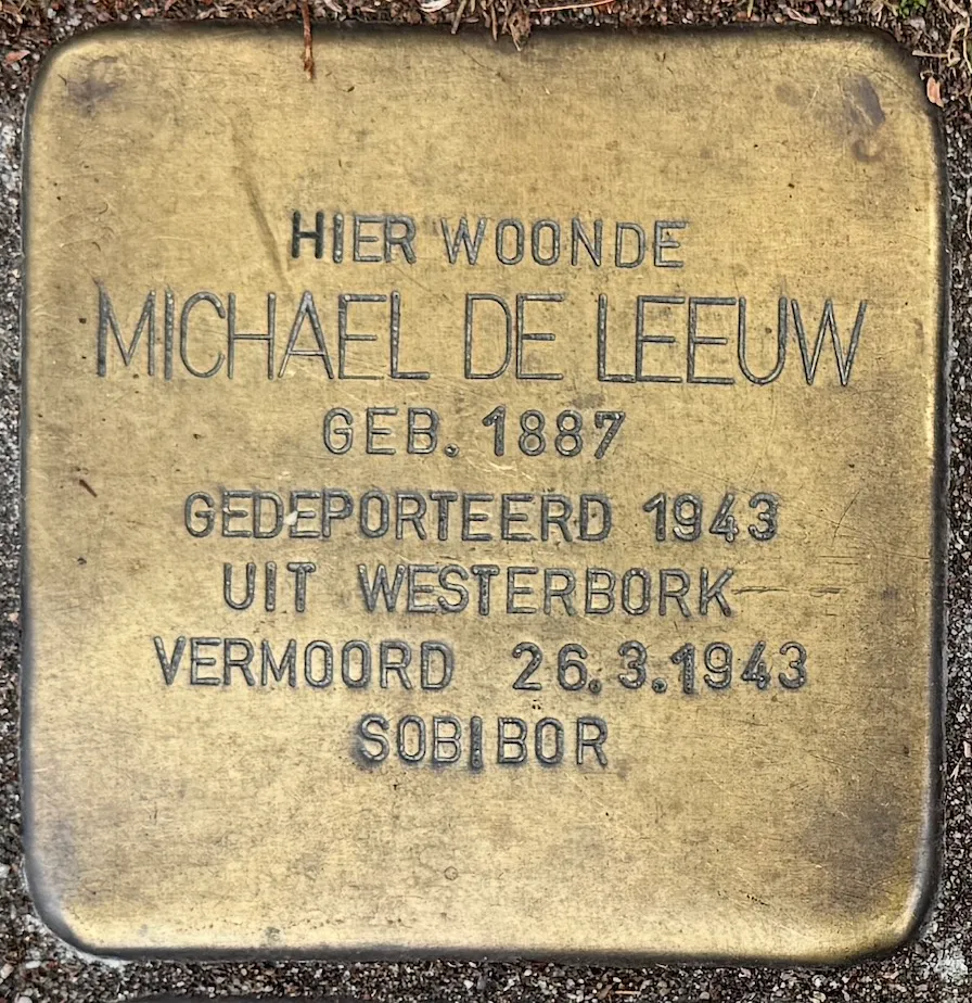 Struikelsteen voor Michael de Leeuw