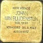 Struikelsteen voor Johan van Blijdenstijn