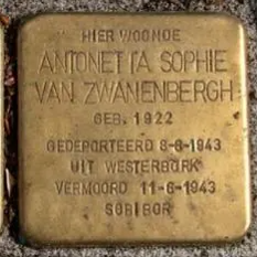 Struikelsteen voor Antonetta Sophia van Zwanenbergh