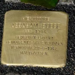 Struikelsteen voor Abraham Bobbe