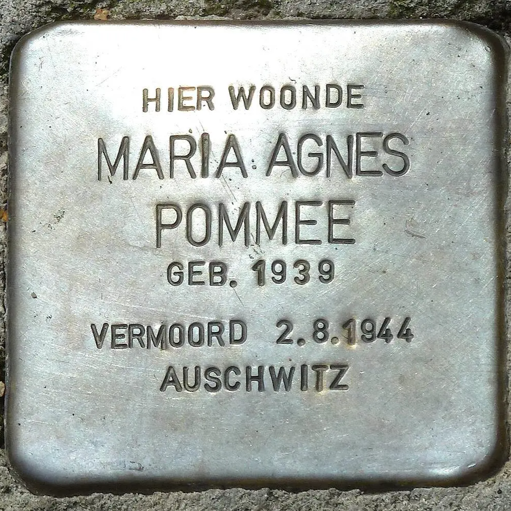 Struikelsteen voor Maria Agnes Pommée