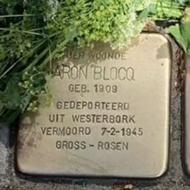 Struikelsteen voor Aron Blocq