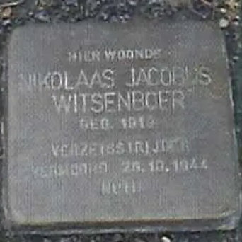 Struikelsteen voor Nicolaas Jacobus Witsenboer