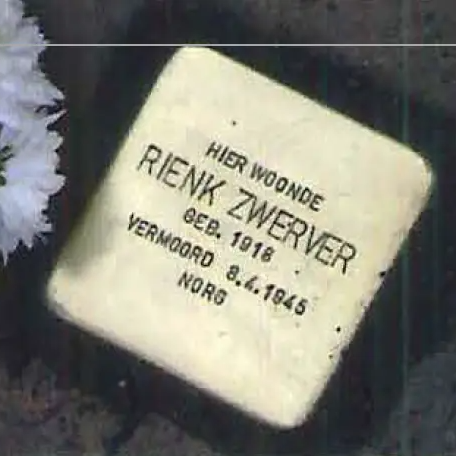 Struikelsteen voor Rienk Zwerver
