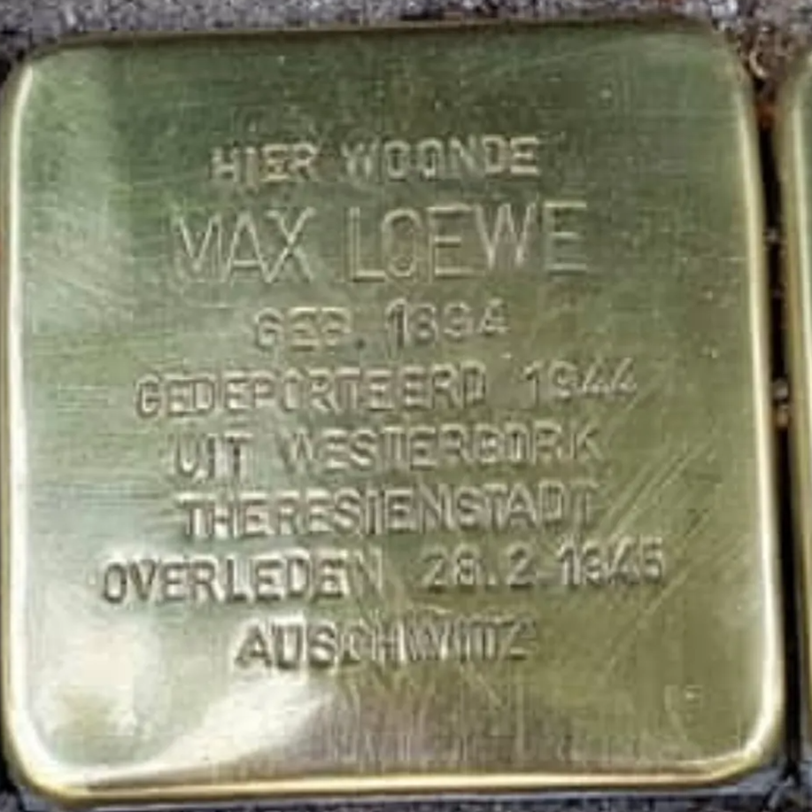 Struikelsteen voor Max Loewe