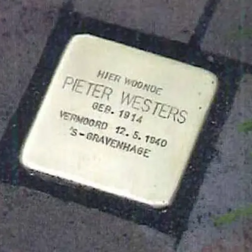 Struikelsteen voor Pieter Westers