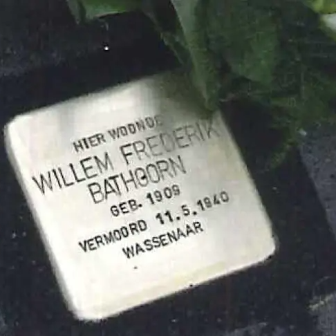 Struikelsteen voor Willem Frederik Bathoorn