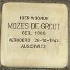 Struikelsteen voor Mozes de Groot