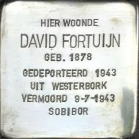 Struikelsteen voor David Fortuijn