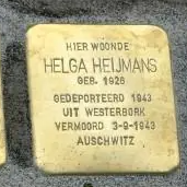 Struikelsteen voor Helga Heijmans