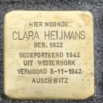 Struikelsteen voor Clara Heijmans
