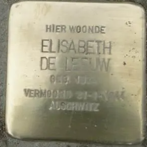 Struikelsteen voor Elisabeth de Leeuw