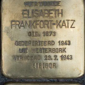 Struikelsteen voor Elisabeth Frankfort-Katz