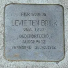 Struikelsteen voor Levie ten Brink