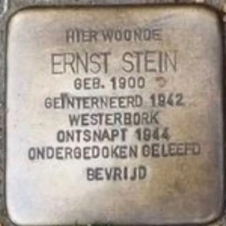 Struikelsteen voor Ernst Stein