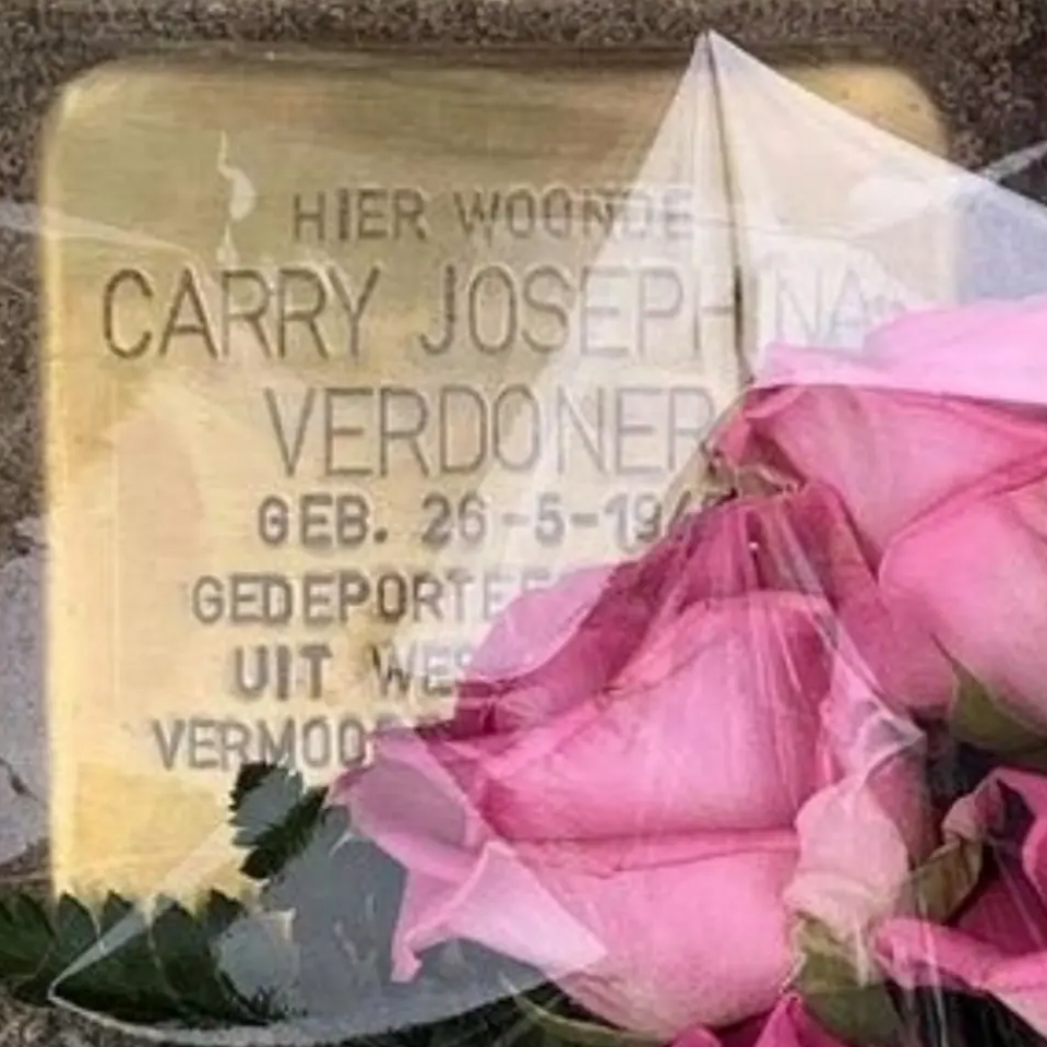 Struikelsteen voor Carry Josephina Verdoner