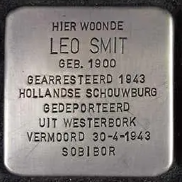 Struikelsteen voor Leopold Smit