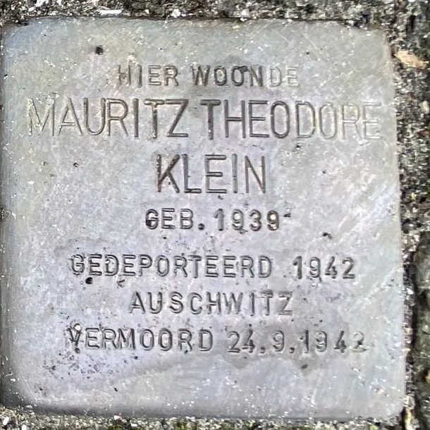 Struikelsteen voor Maurits (Mauritz) Theodore Klein
