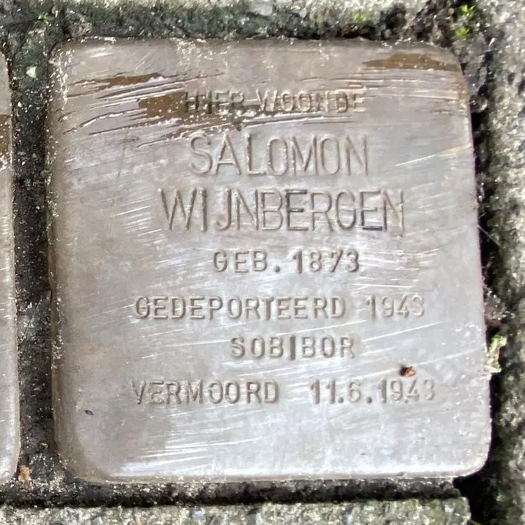 Struikelsteen voor Salomon Wijnbergen