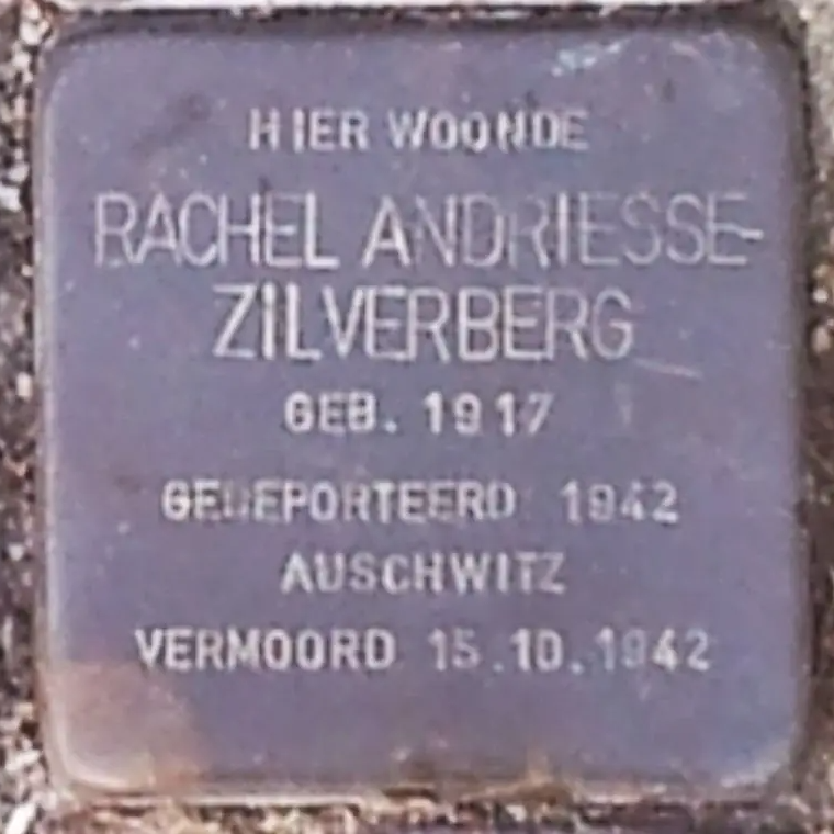 Struikelsteen voor Rachel Andriesse-Zilverberg