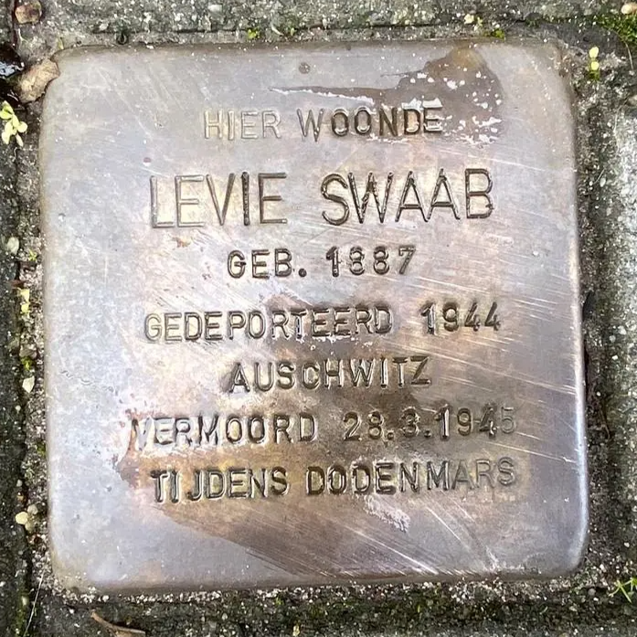Struikelsteen voor Levie Swaab