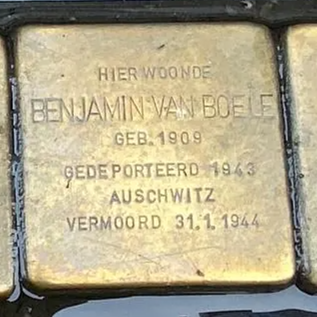 Struikelsteen voor Benjamin van Boele