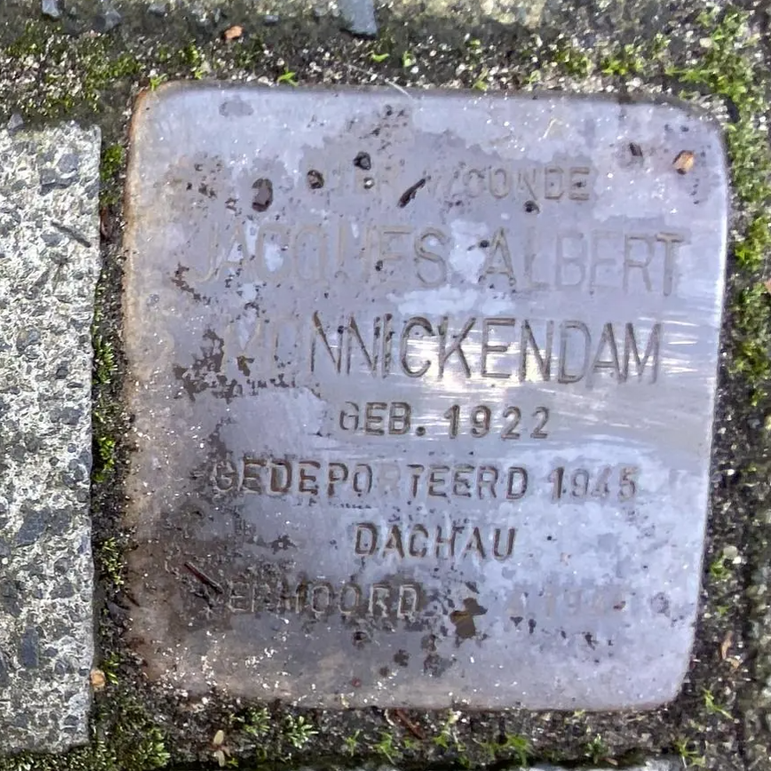 Struikelsteen voor Jacques Albert Monnickendam