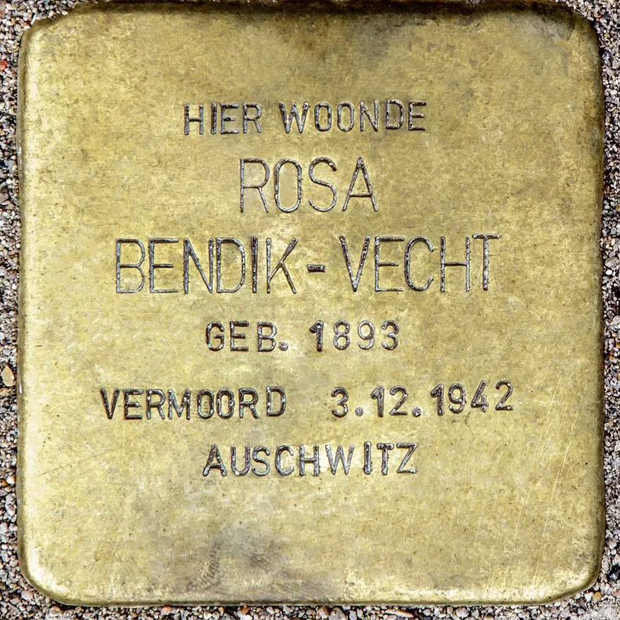 Struikelsteen voor Rosa Bendik-Vecht