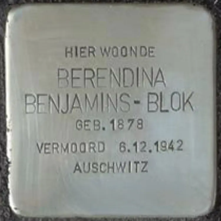 Struikelsteen voor Berendina Benjamins-Blok