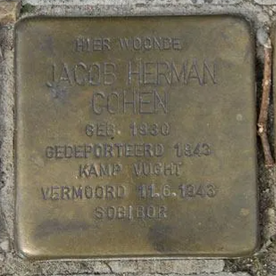 Struikelsteen voor Jacob Herman Cohen
