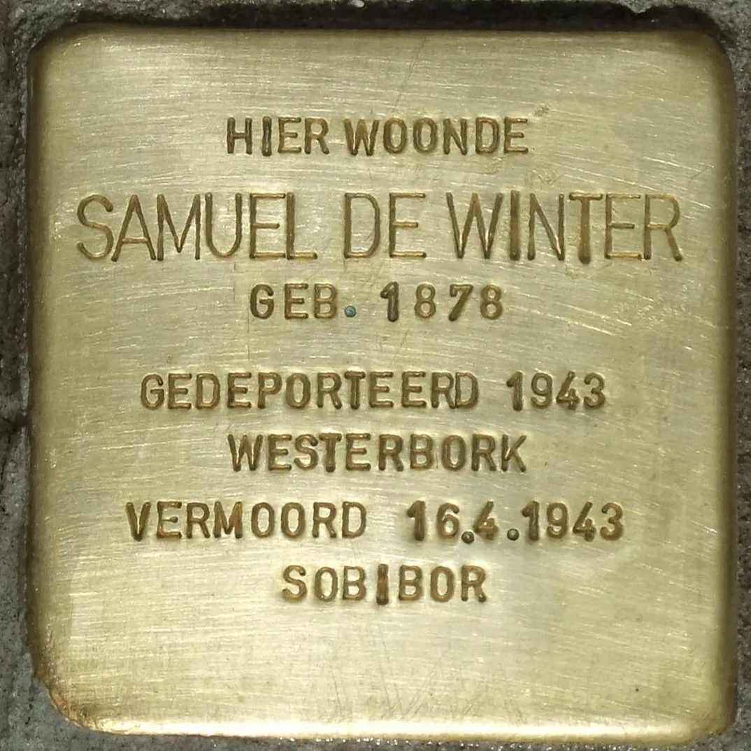 Struikelsteen voor Samuel de Winter