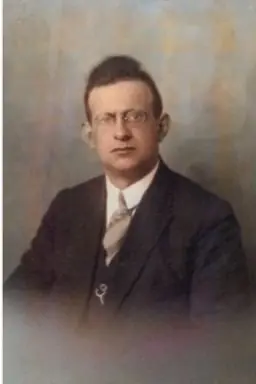 Portret van Lion Haagens
