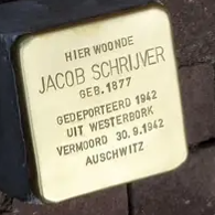 Struikelsteen voor Jakob Schrijver