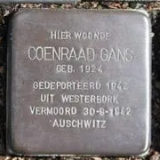Struikelsteen voor Coenraad Gans
