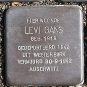 Struikelsteen voor Levi Gans