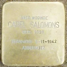 Struikelsteen voor Carel Salomons