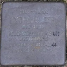 Struikelsteen voor Nathan Smeer