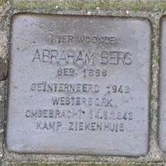 Struikelsteen voor Abraham Berg