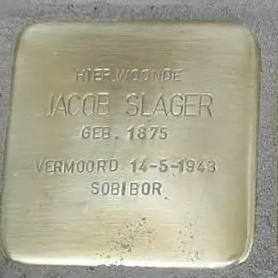 Struikelsteen voor Jacob Slager
