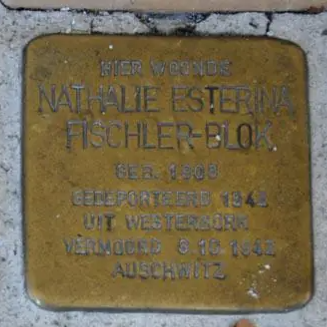 Struikelsteen voor Nathalie Esterina Fischler-Blok